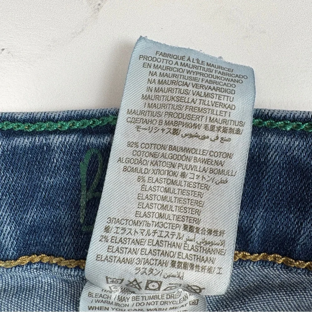 BODEN | Kids Unisex Adventure-flex Blue 4-Way Stretch Cotton Denim Shorts Sz 8Y - Picture 7 of 10